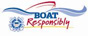 Boat Responsibly logo in color, USCG Left