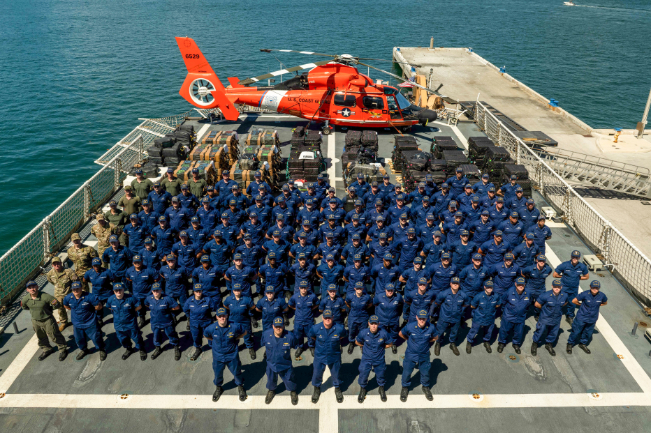Coast Guard offloads over $517.5 million in illicit drugs interdicted in Eastern Pacific Ocean 