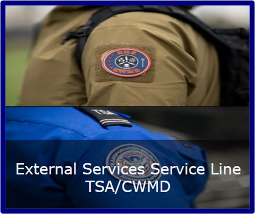 External Services Service Line TSA/CWMD